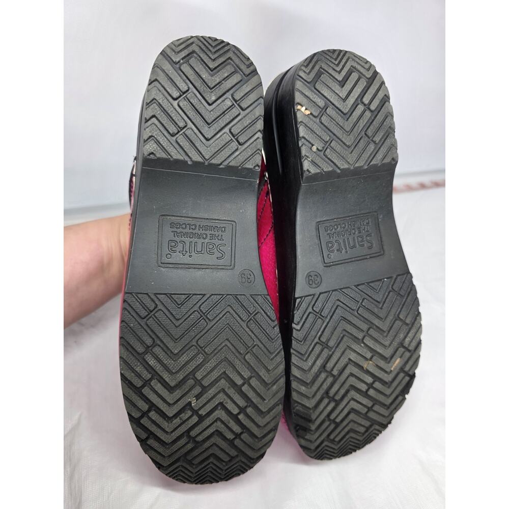 Sanita Original Danish Clogs Comfort Nursing Shoes Slip On Women EUR 39 Pink - Picture 9 of 12